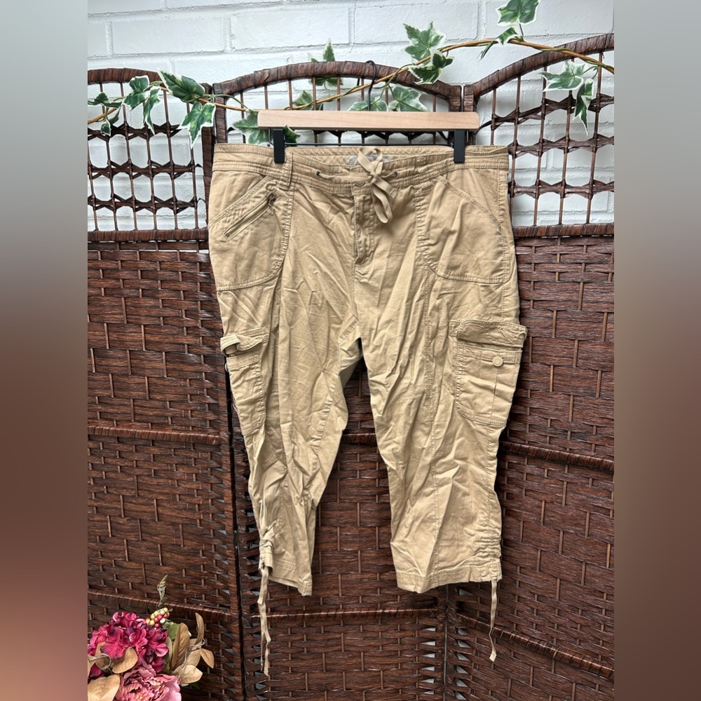 Faded Glory Khaki Cargo Pants